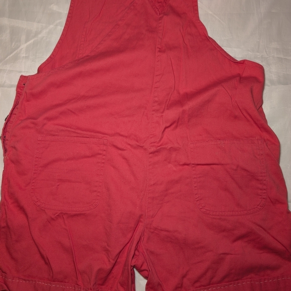 Pink Cotton Overalls With Embroidery - Picture 6 of 6